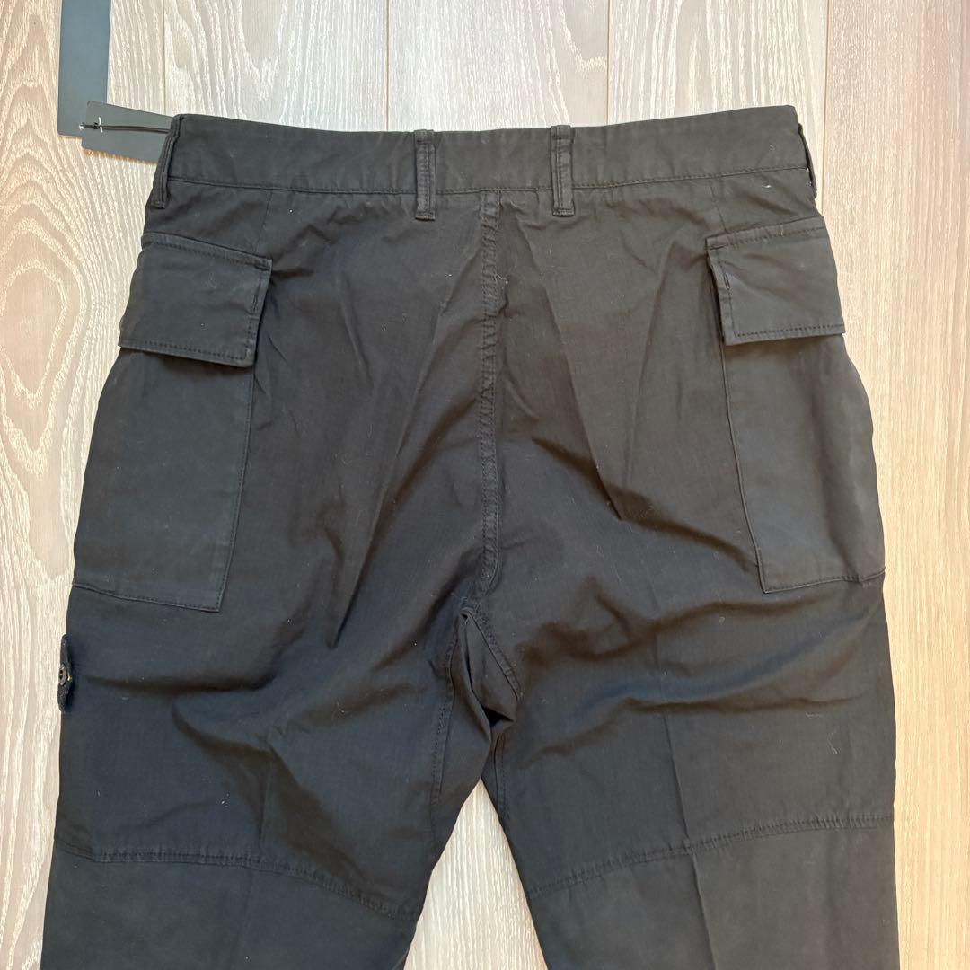 【未使用】ストーンアイランド リップストップ パンツ メンズ ブラック 32