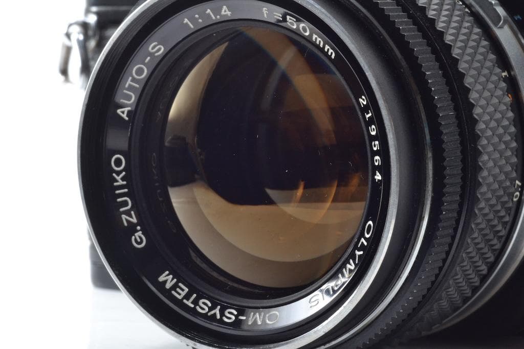 【動作確認済 美品】Olympus OM-1 50mm f/1.4 ブラック
