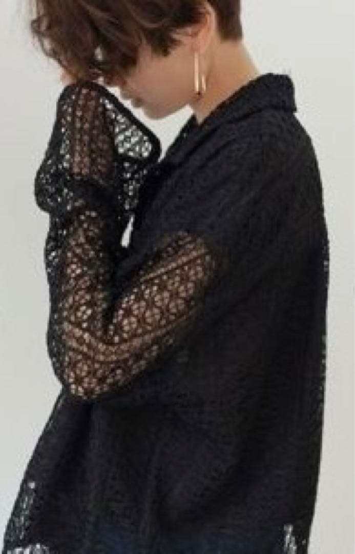 ETRE TOKYO レーシーショートシャツ