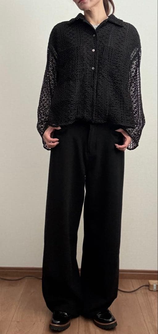 ETRE TOKYO レーシーショートシャツ