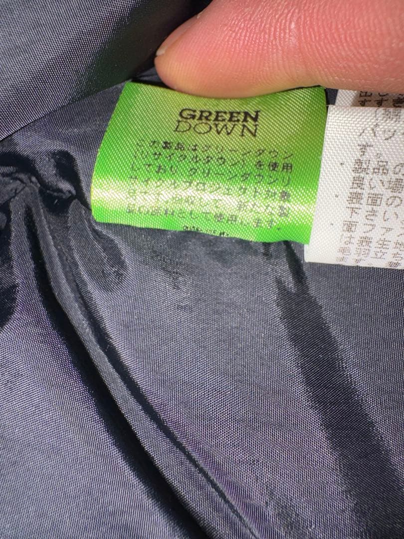 THE NORTH FACE ダウンジャケット オレンジ/黒