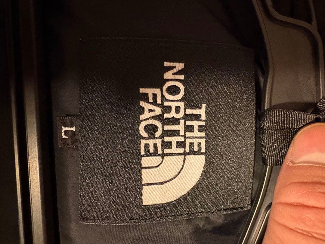 THE NORTH FACE ダウンジャケット オレンジ/黒