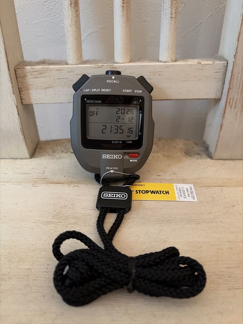 SEIKO ストップウォッチ SVAS011 防水