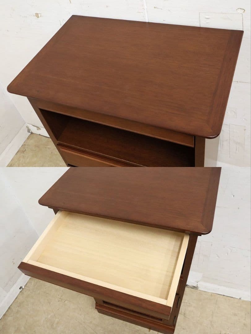 マルニ【地中海シリーズ】高級電話台・TEL台/FAX台サイドチェスト◆クラシック