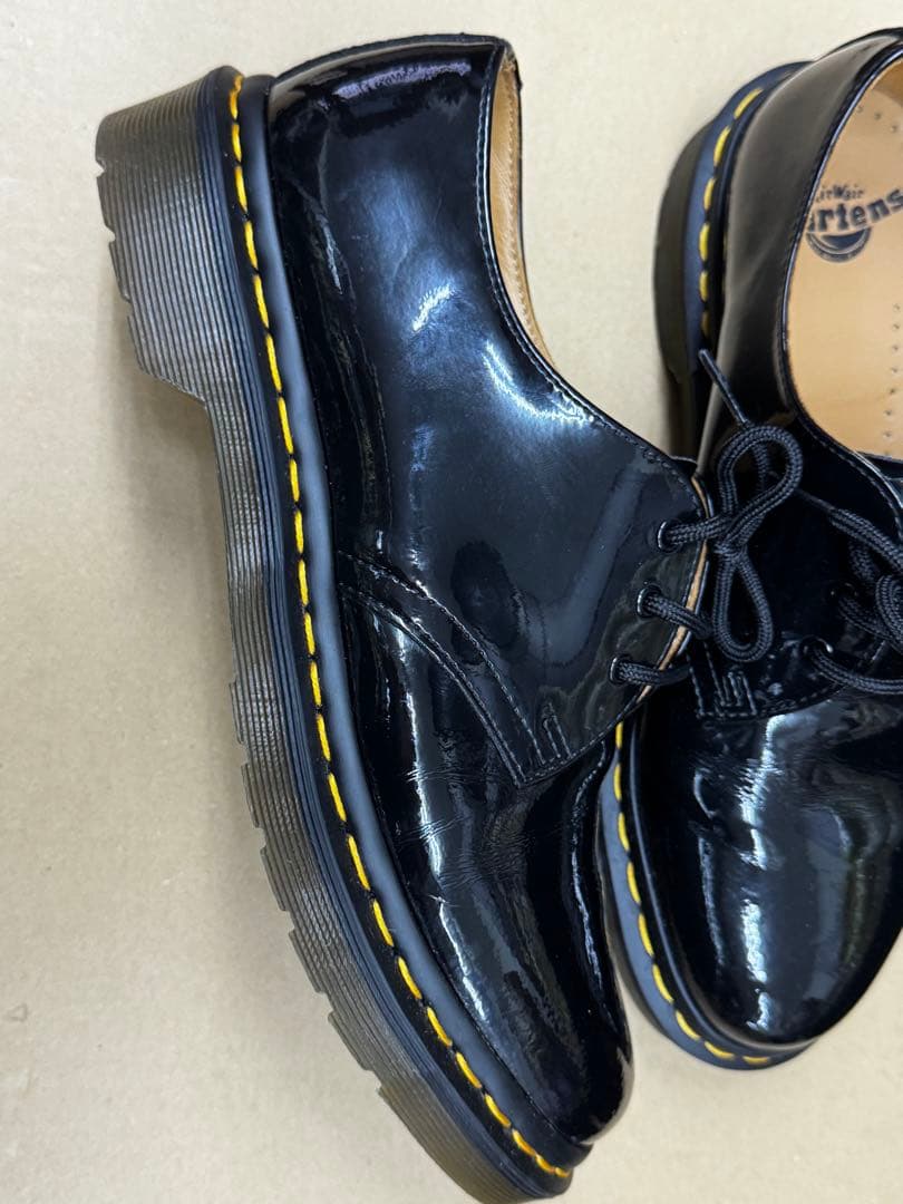 Dr. Martens 3ホール パテント（エナメル）UK7 ドクターマーチン
