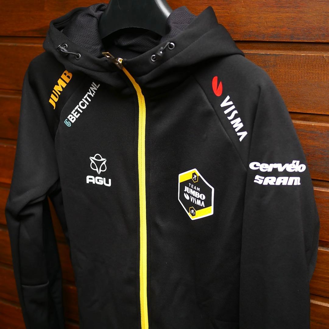 選手支給品 ユンボヴィスマ フルジップパーカ ヴィスマリースアバイク サーベロ