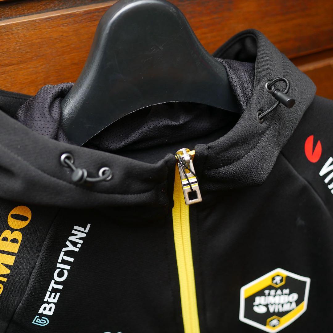 選手支給品 ユンボヴィスマ フルジップパーカ ヴィスマリースアバイク サーベロ