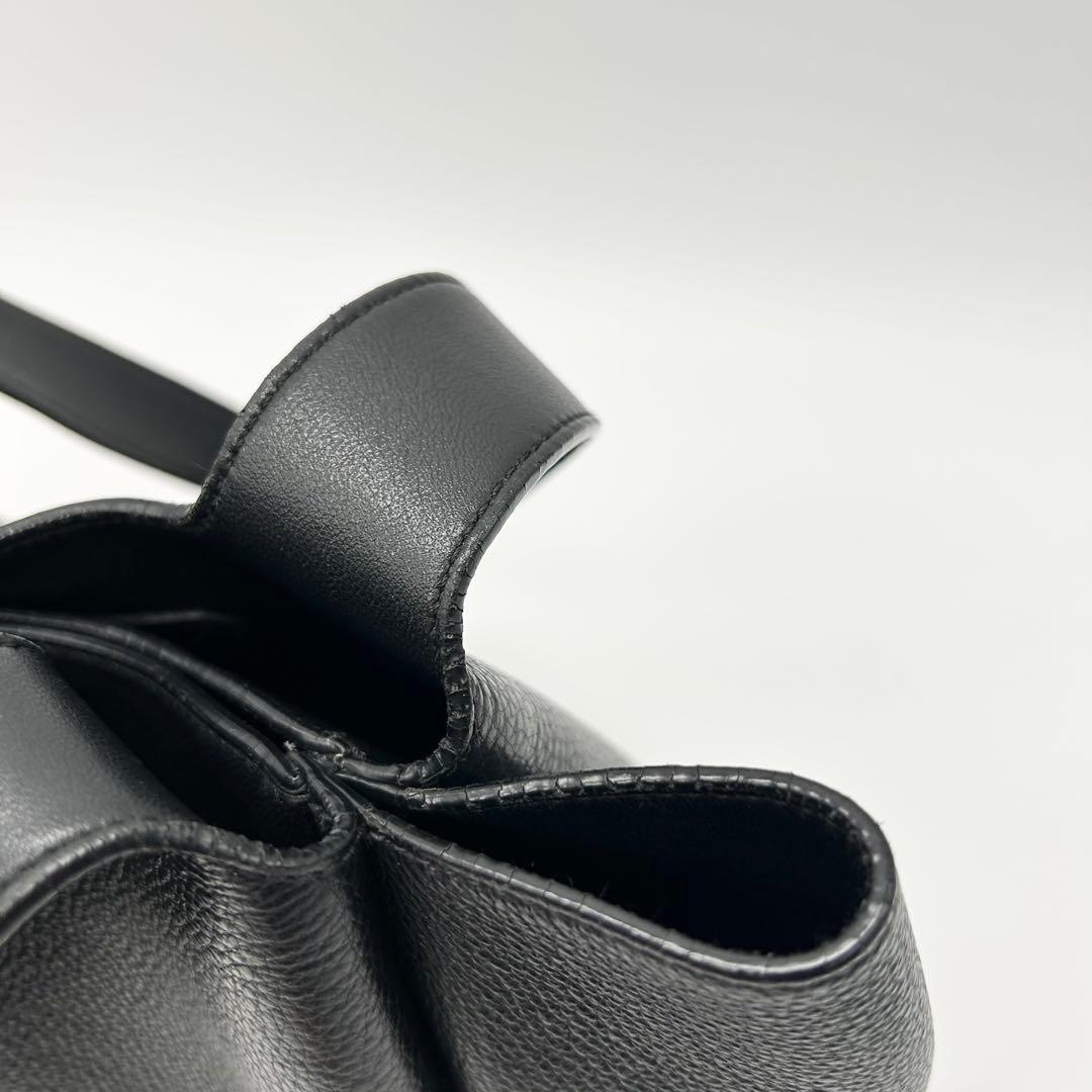 PRADA ミディアム レザー トート ヴィッテロダイノ 1BG335 ブラック