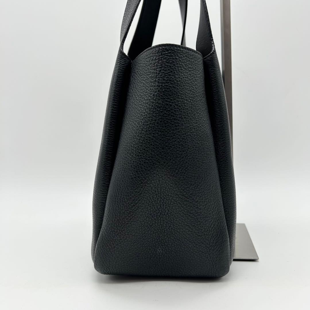 PRADA ミディアム レザー トート ヴィッテロダイノ 1BG335 ブラック