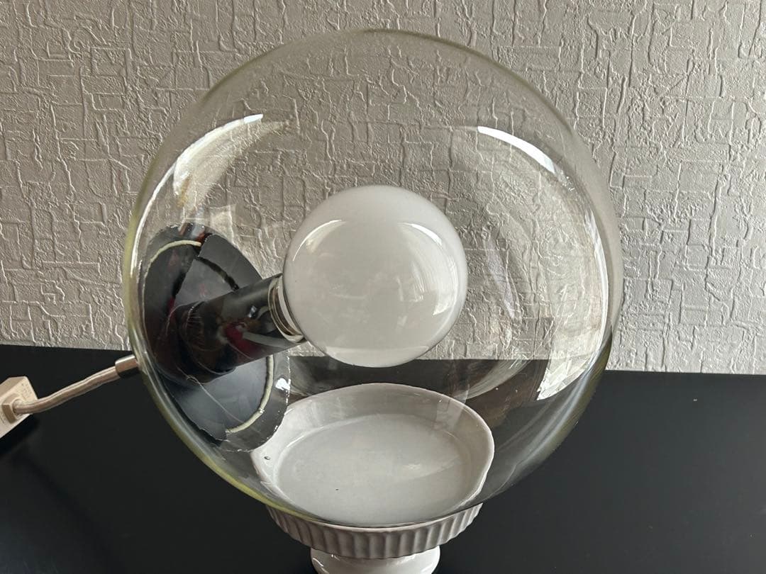 ミッドセンチュリー　ガラス　ペンダントライト　ナショナル　照明　昭和レトロモダン