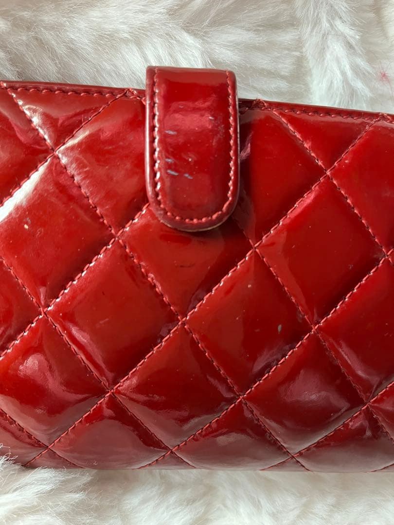 CHANEL 長財布 赤