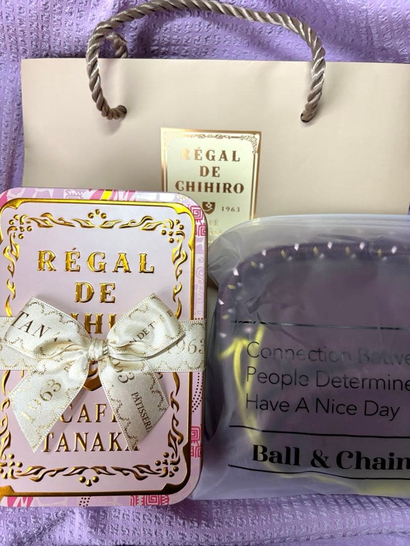 入手困難 カフェタナカ　阪急限定　ボールアンドチェーン　クッキー缶セット