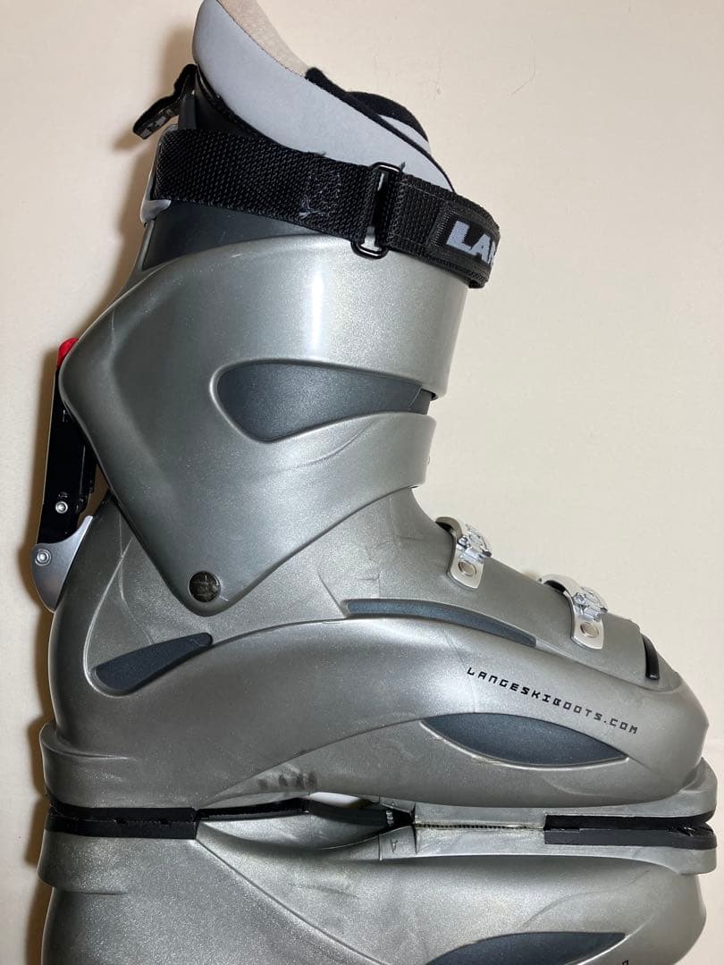【美品】LANGE RRS80 スキー ブーツ シルバー