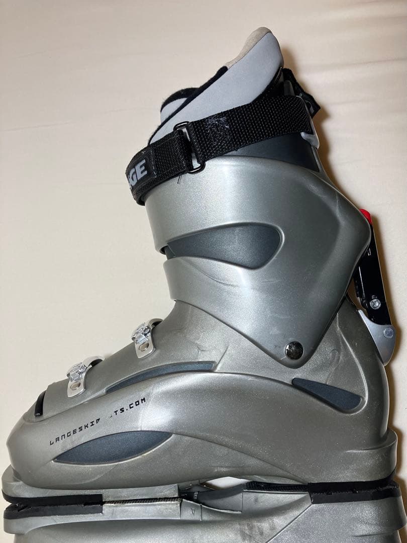 【美品】LANGE RRS80 スキー ブーツ シルバー
