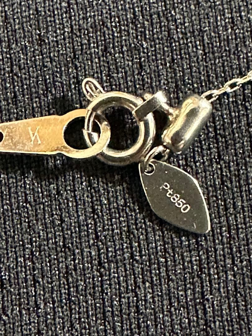 ヴァンドーム青山【極美品】プラチナダイヤモンドネックレスpt850 ダイヤモンド