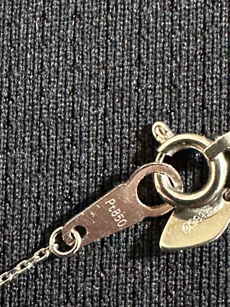 ヴァンドーム青山【極美品】プラチナダイヤモンドネックレスpt850 ダイヤモンド