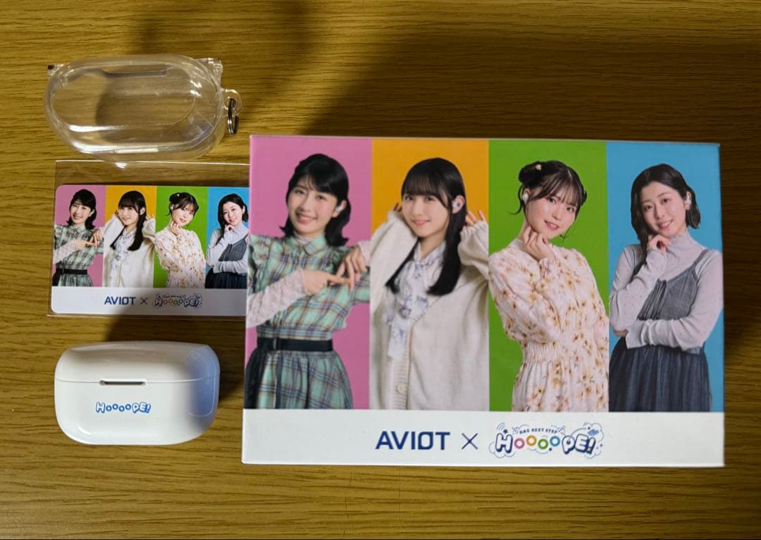 AVIOT TE-V1R-HOP HOOOOPE! コラボ ワイヤレスイヤホン