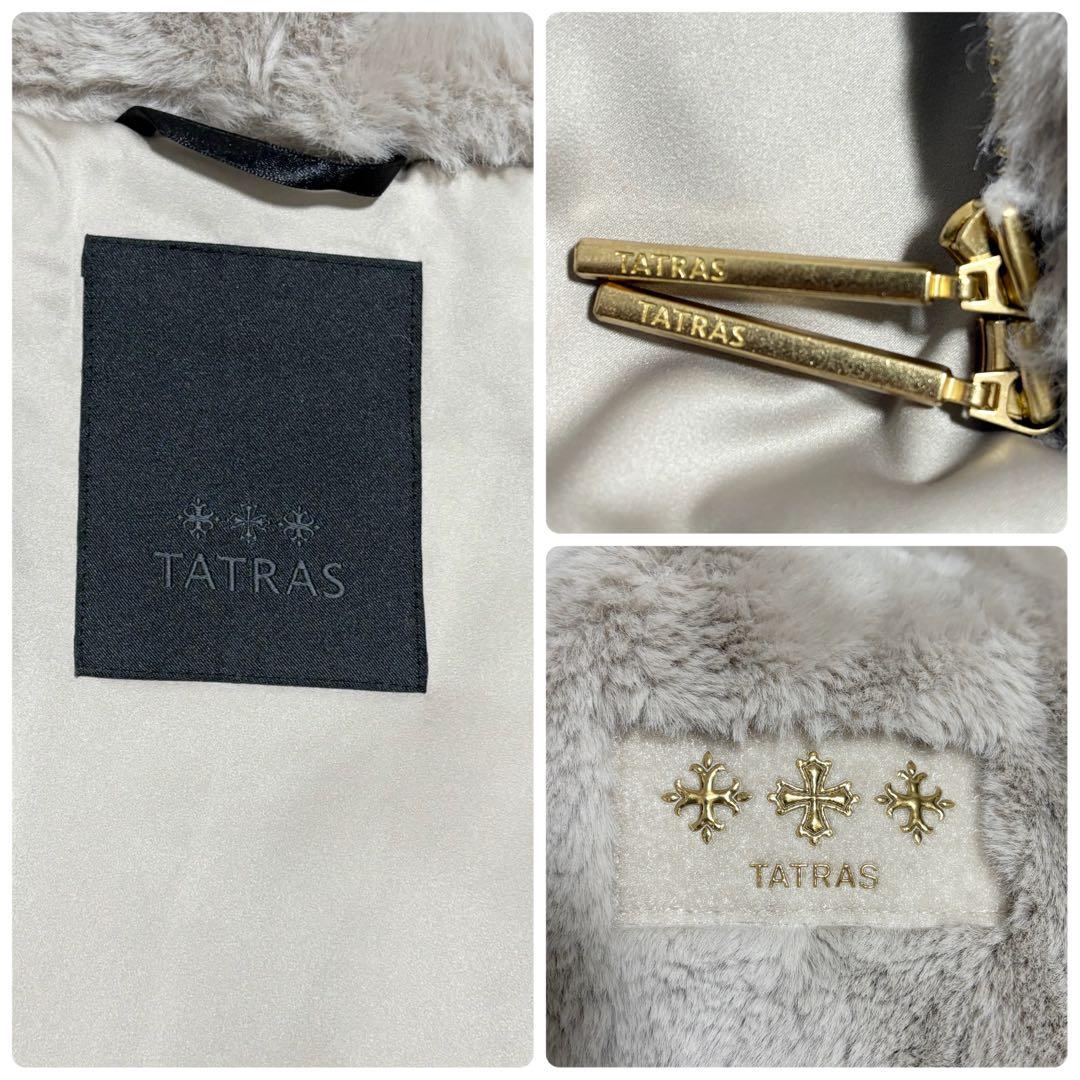 24年モデル✨未使用級 TATRAS YUMOLAボアブルゾン グレー 01