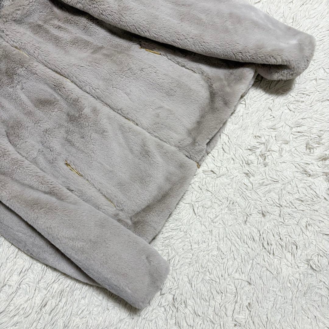 24年モデル✨未使用級 TATRAS YUMOLAボアブルゾン グレー 01