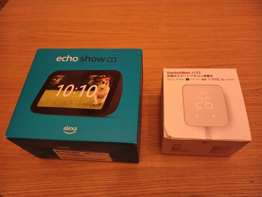 Echo Show 5 & SwitchBot ハブ セット