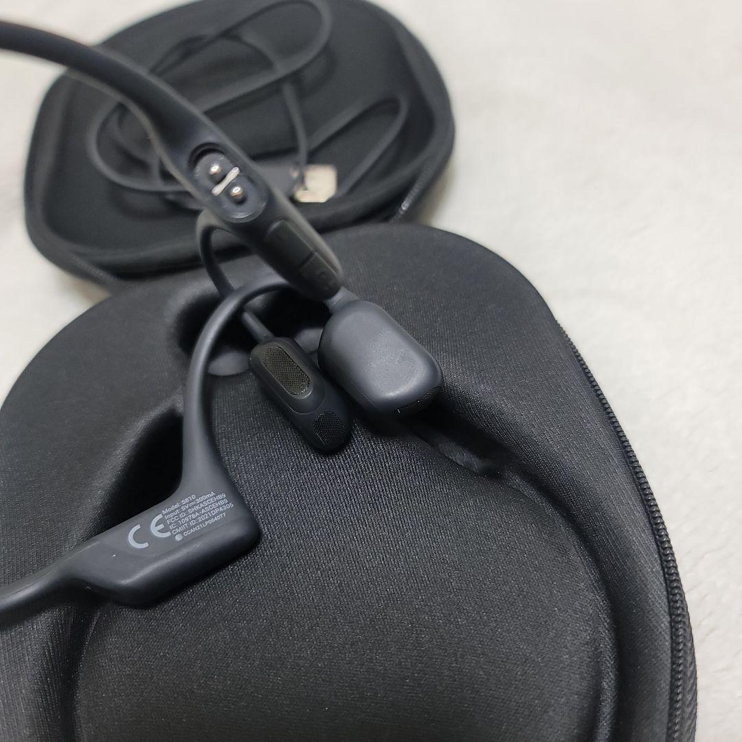 SHOKZ 骨伝導イヤホン ブラック SHOKZ OpenRun Pro