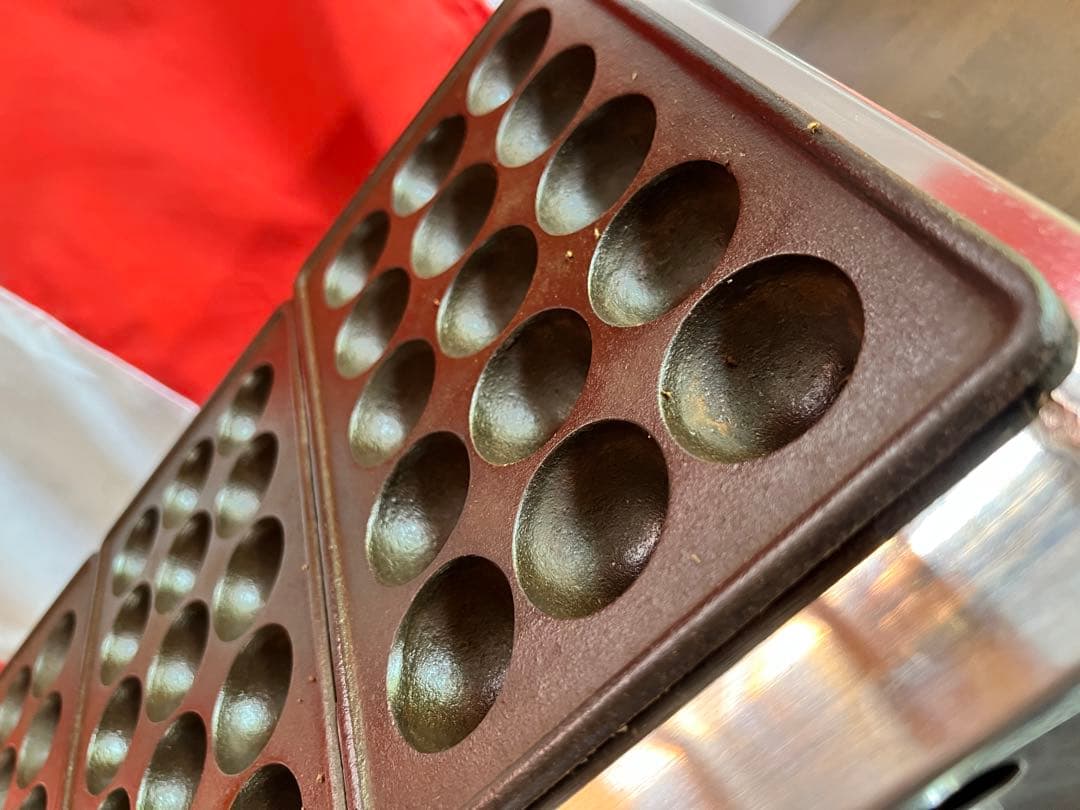 たこ焼き器　業務用　１5穴プレート３枚　45玉　プロパンガス　店舗　屋台　飲食店