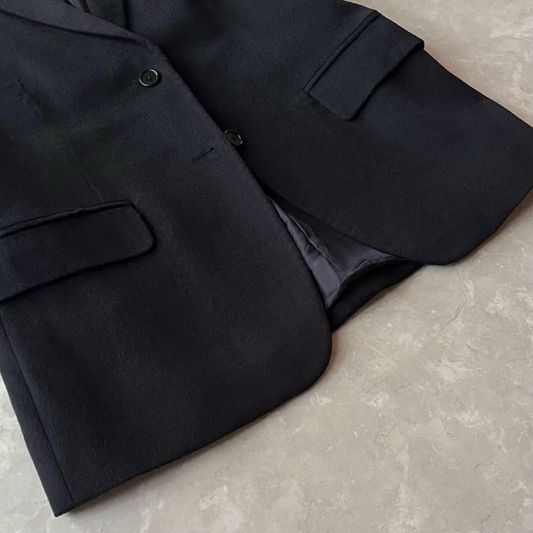 美品☆ブルックスブラザーズ カシミヤ100% テーラードジャケット XL 黒