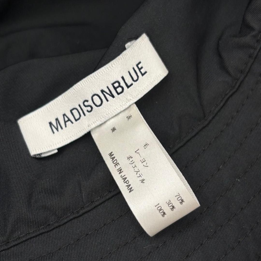 美品 MADISON BLUE マディソンブルー　 ハット 帽子 ウール グレー