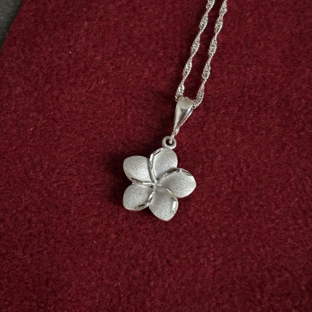 14K ハワイアンジュエリー プルメリア◯ネックレス