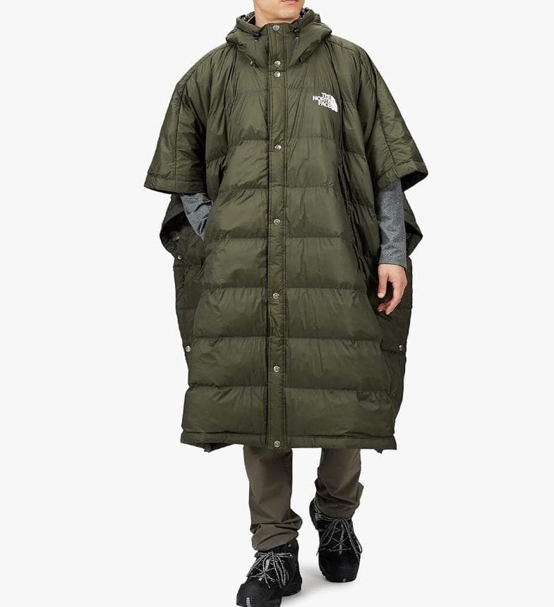 新品　ノースフェイス　PADDED PONCHO COAT　パデッドポンチョ