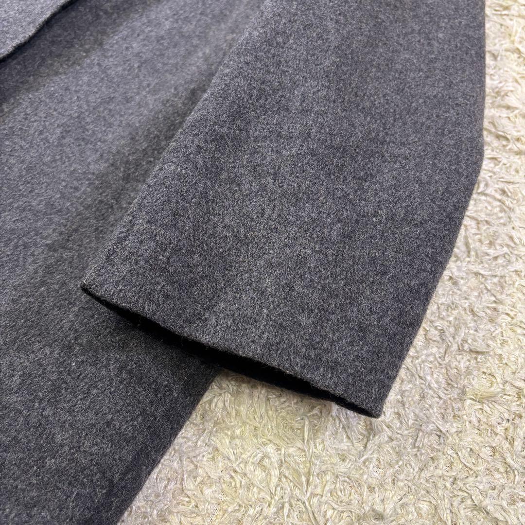 希少サイズ　23区　大きいサイズ　フーディッド　リバーウール　コート　50