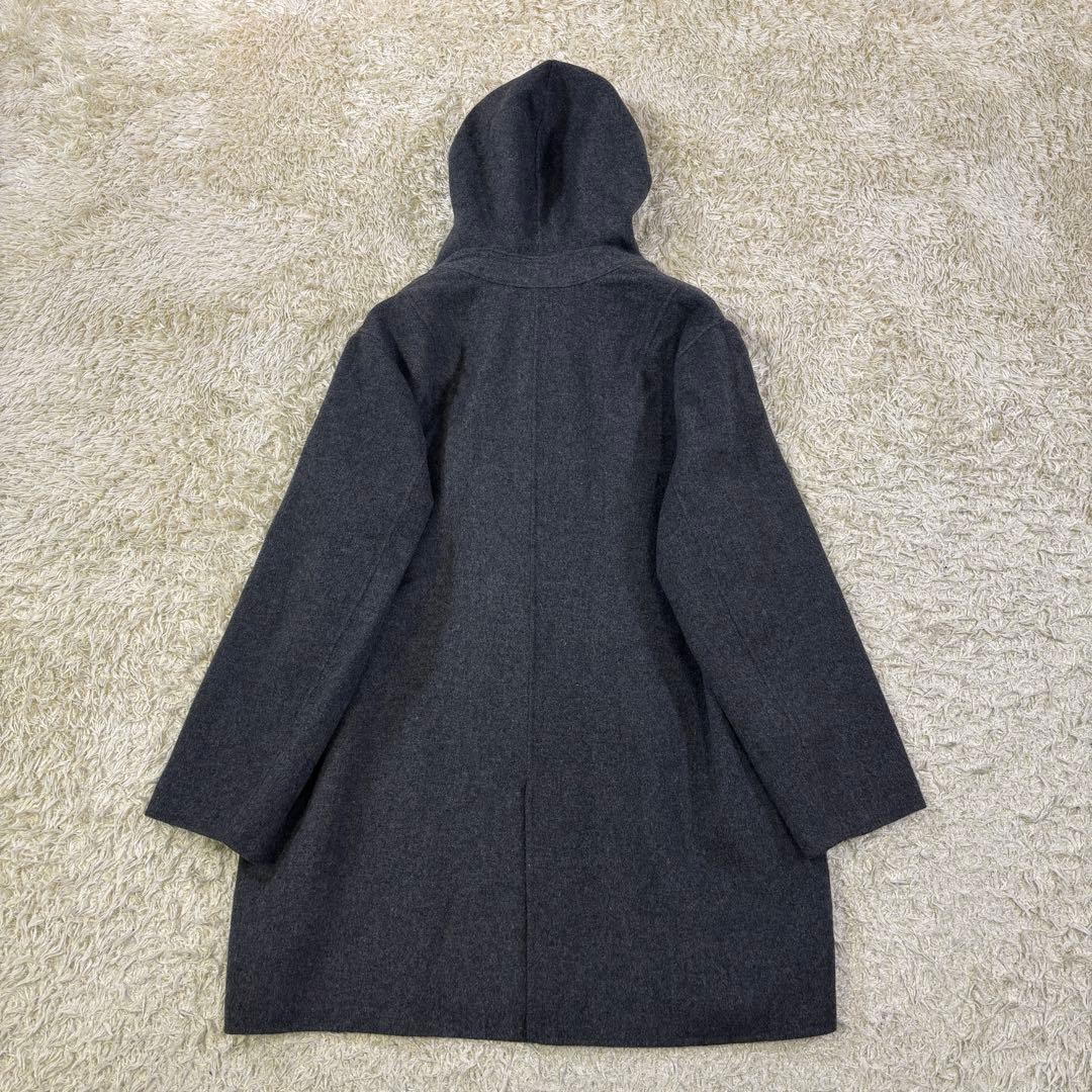 希少サイズ　23区　大きいサイズ　フーディッド　リバーウール　コート　50