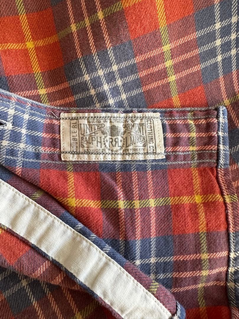 ダブルアールエル ラルフローレン チェックメンズシャツ