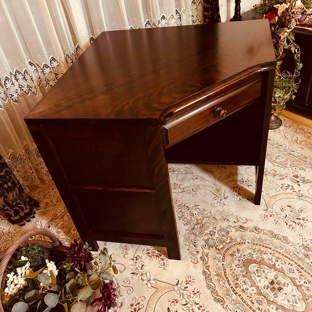 9月14日迄の出品　北海道民芸家具 ドレッサー 鏡台 アンティーク チェスト