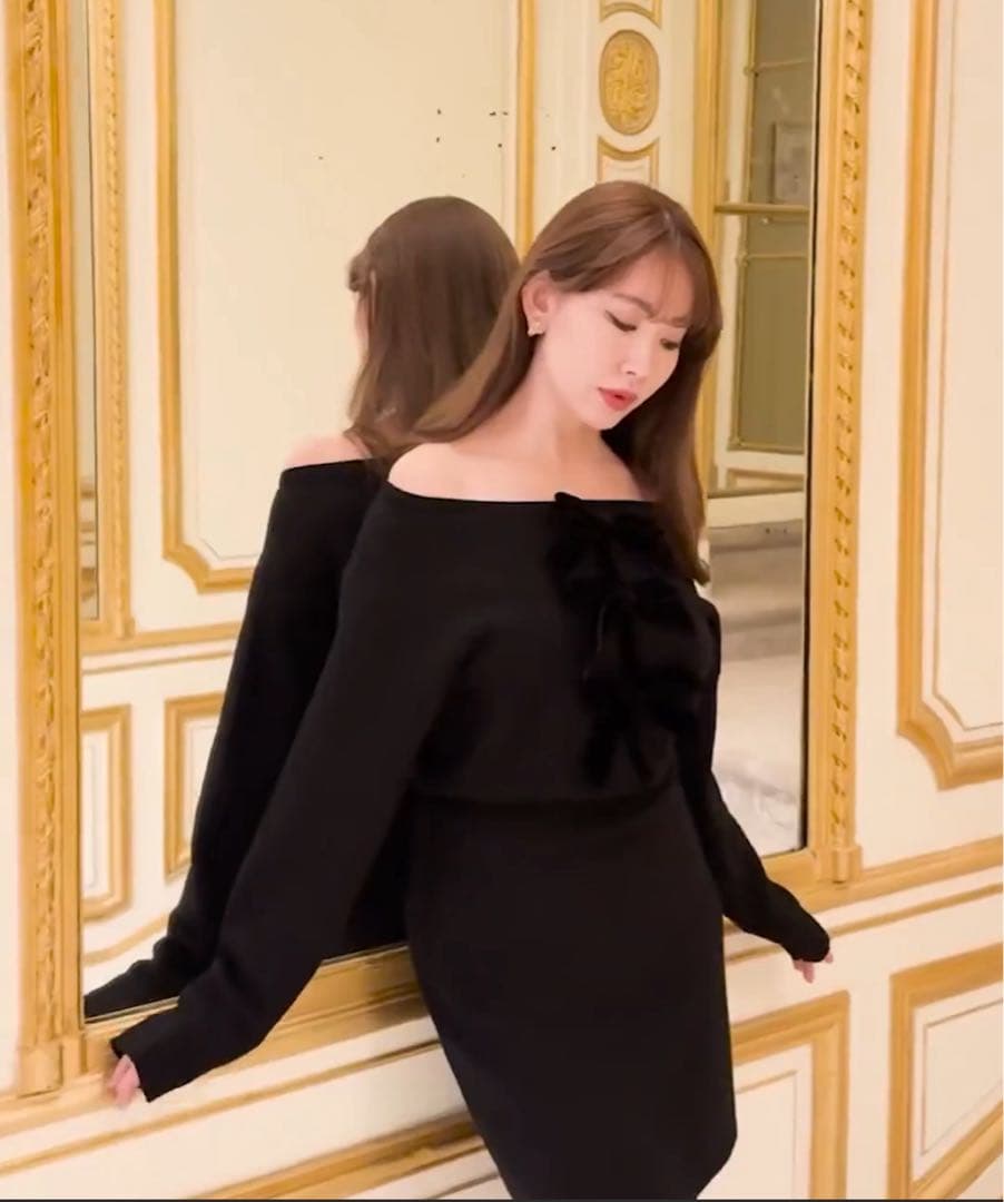 herlipto Simone Knit Mini Dress 試着のみタグ付き