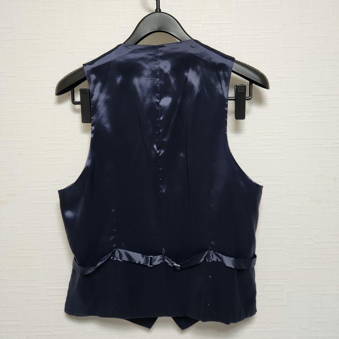 アオキ　レミュー　メンズ　スーツ　スリーピース　濃紺　ウォッシャブル　標準体型