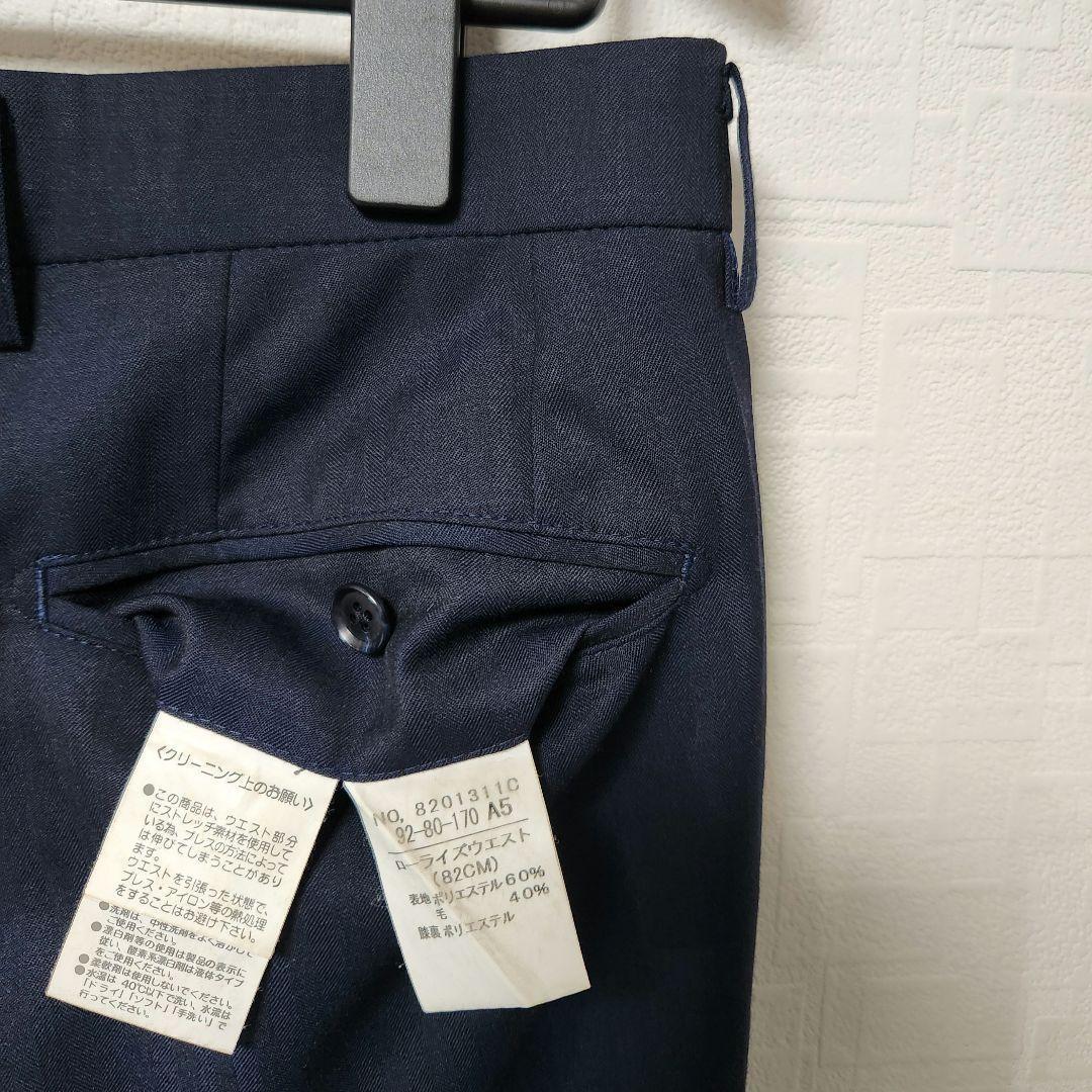 アオキ　レミュー　メンズ　スーツ　スリーピース　濃紺　ウォッシャブル　標準体型