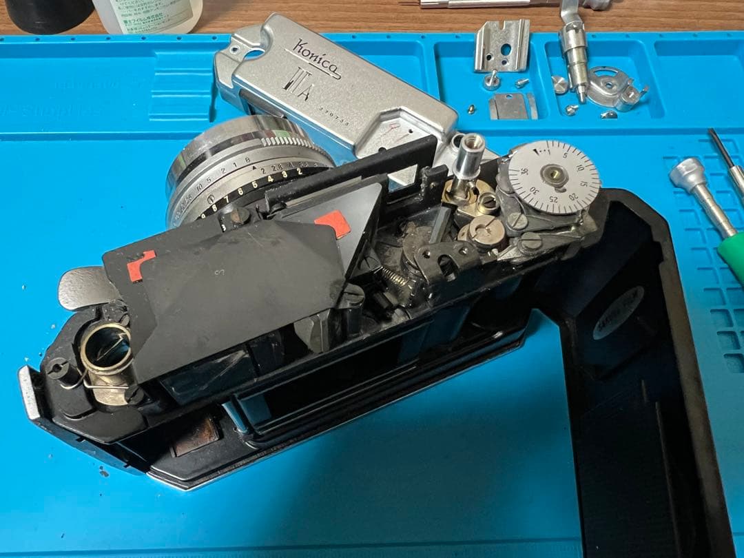 Konica IIIA Hexanon 50mm F1.8 整備、実写確認済