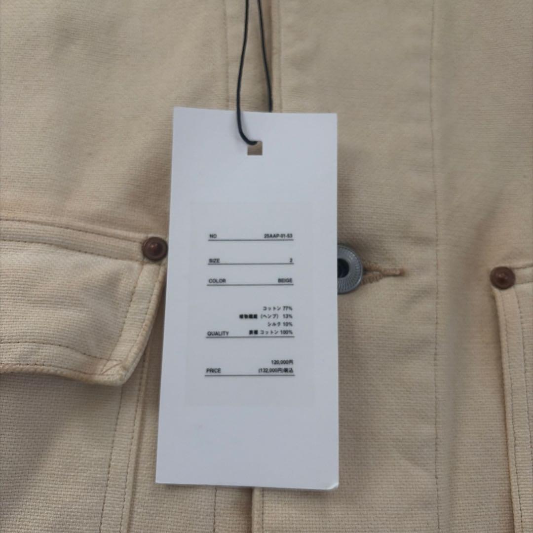 タグ付き　アプレッセ Vintage Silk Hemp 25AAP-01-53