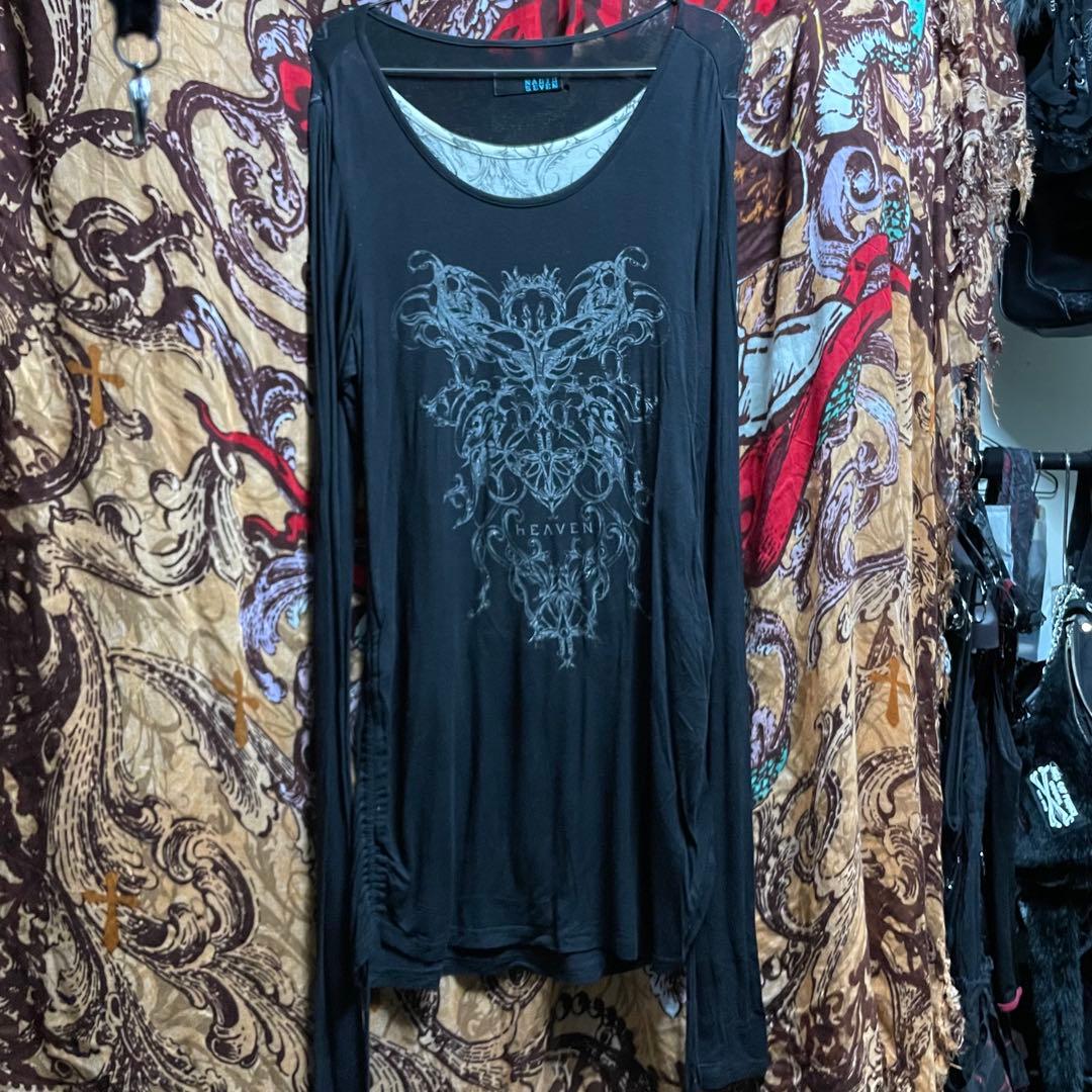 h.NAOTO SEVEN ロングカットソー ブラッグ バッスル ドローコード