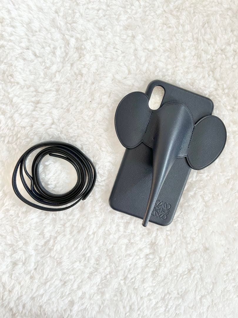 ★ゾウさんスマホホルダー(ディープブルー)★iPhone XS MAX