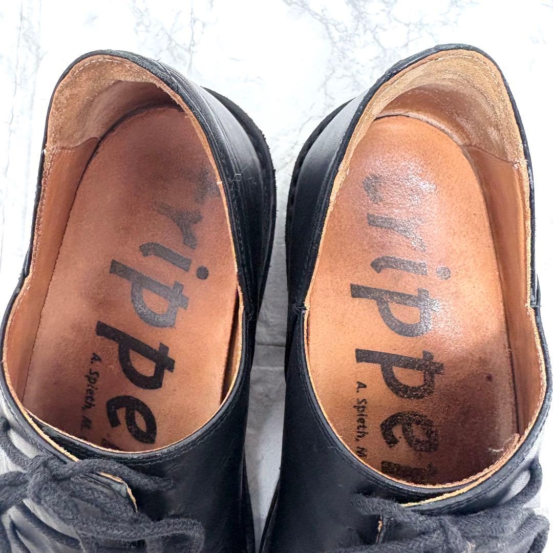 トリッペン 37 HAFERL ハーフェル レースアップ レザー 革靴 ブラック