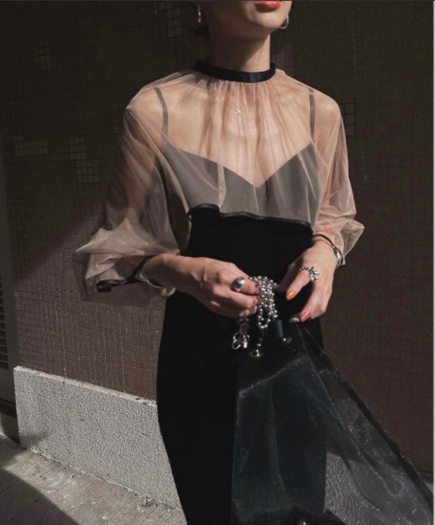 スーツ・フォーマル・ドレス Ameri MANY WAY TULLE VEIL DRESS