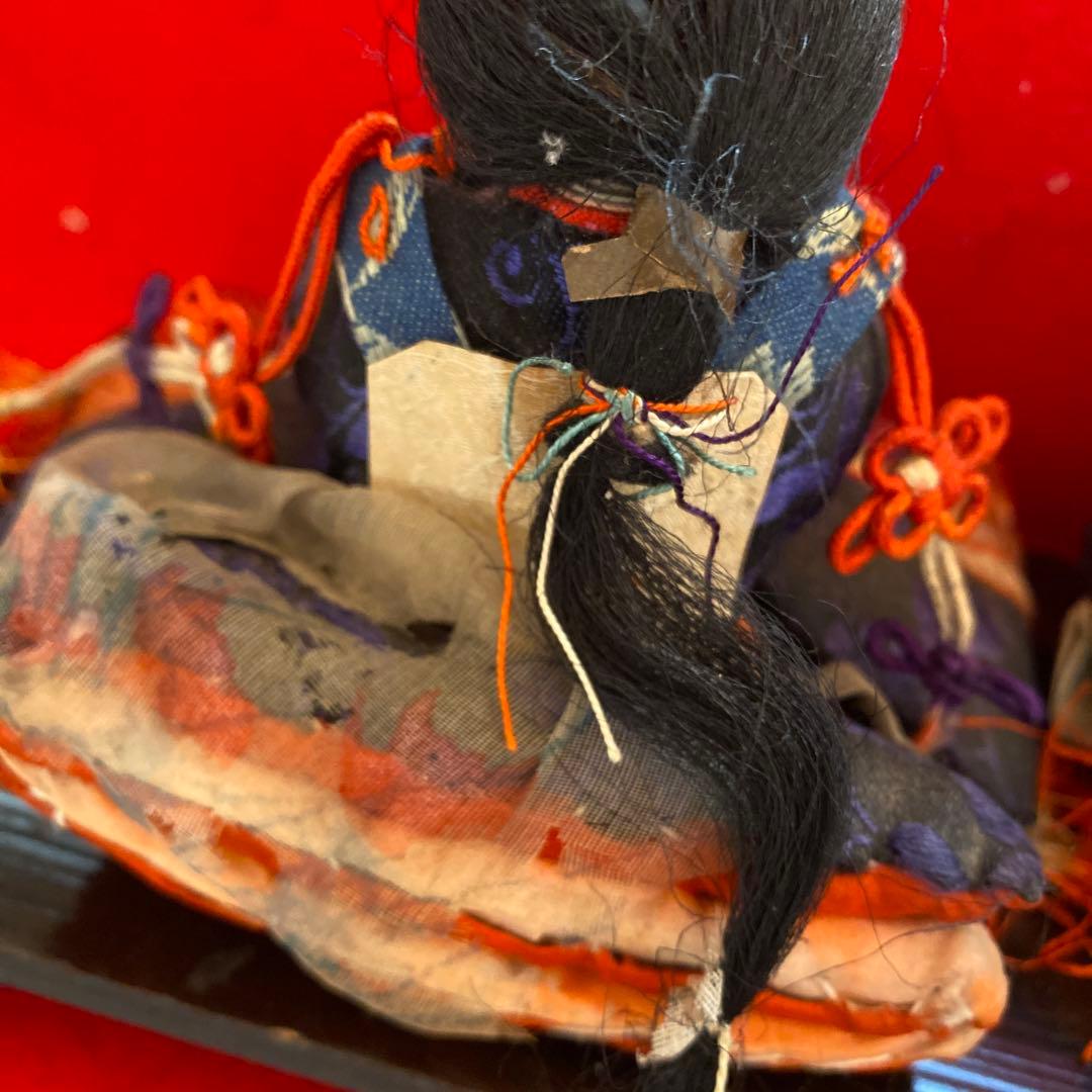 雛祭り　古い内裏雛　芥子びな　明治ごろ