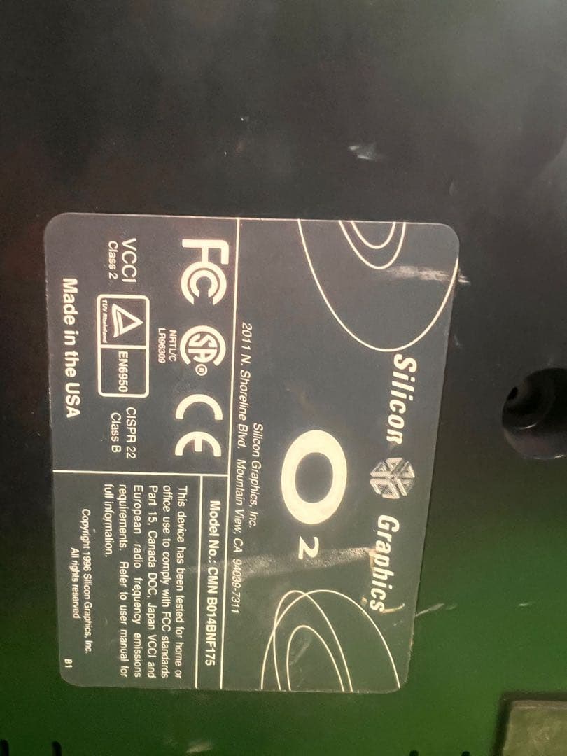 SGI 02 Silicon Graphics コンパクトタワー型デバイス