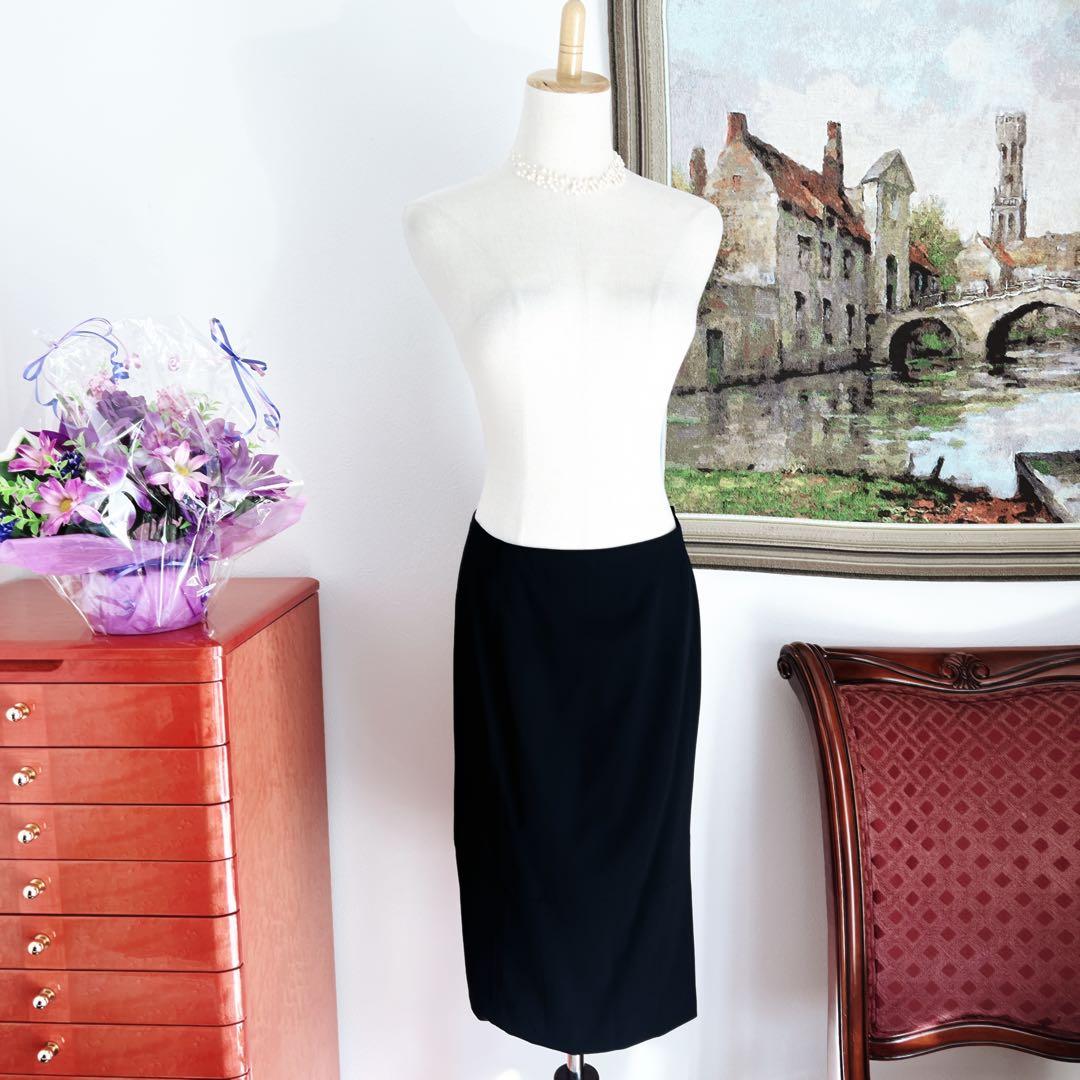 美品　GUCCIグッチ　スーツ　シンプル　フォーマル　ブラック　ウール　シングル