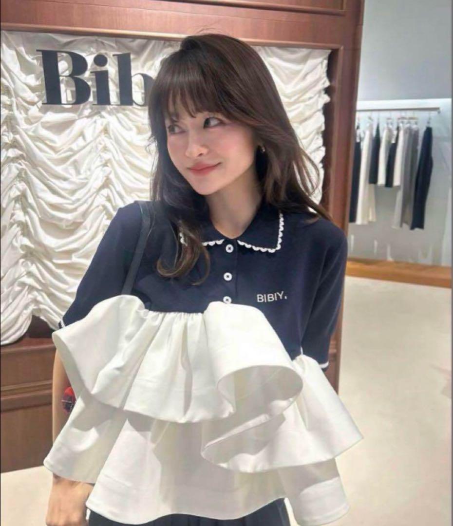 正規品☆ Bibiy LOLA PEPURAMU TOP ペプラムトップス
