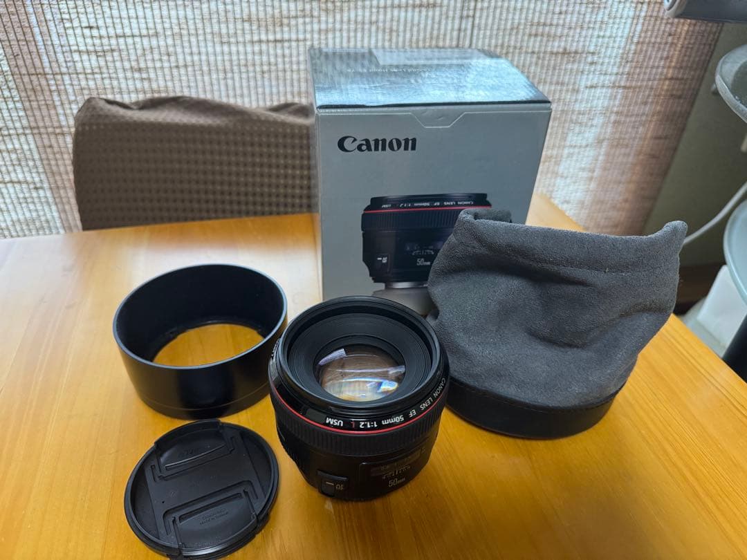 Canon 単焦点標準レンズEF50mm F1.2L USM フルサイズ対応
