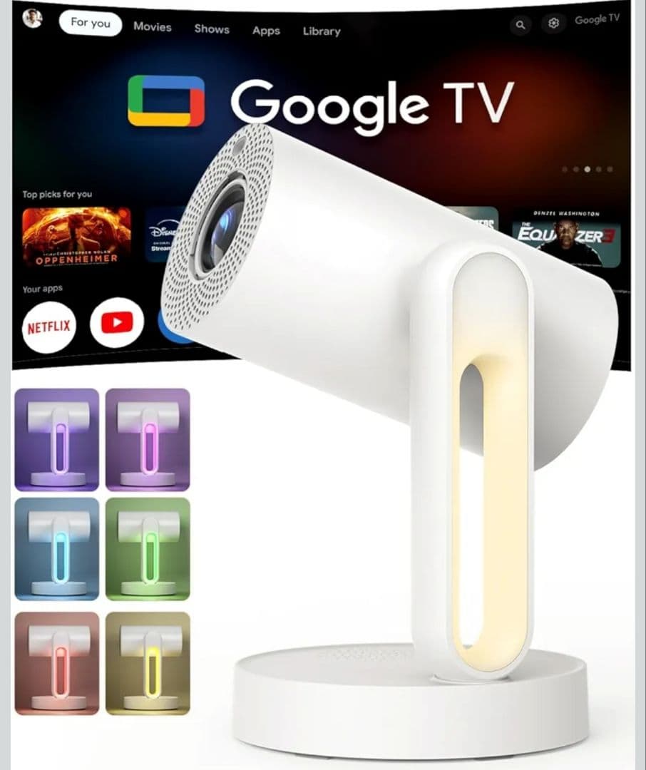 【最終価格】GoogleTV搭載・Netflix公式ライセンス プロジェクター