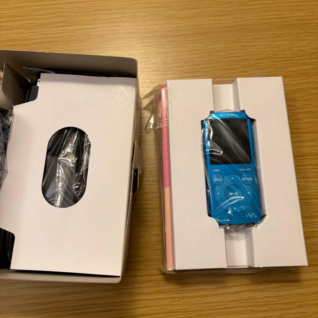 【新品】SONY WALKMAN ウォークマン NW-E062K ブルー 2GB